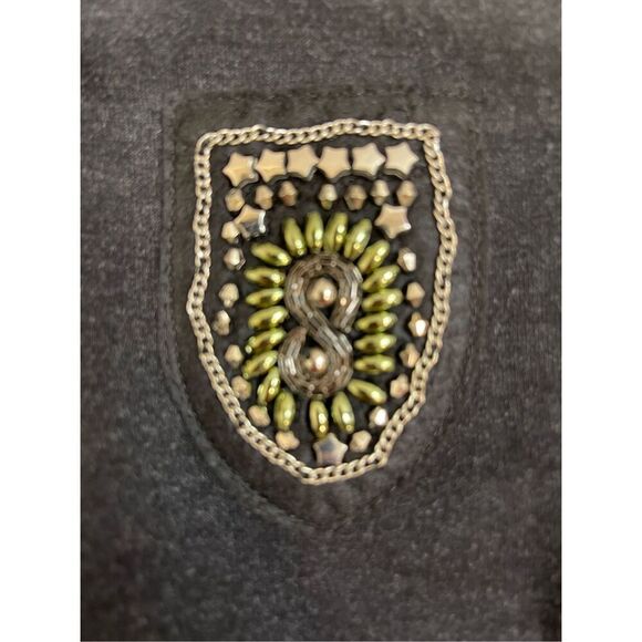 Dolceza Cardigan NWT charcoal small - Picture 5 of 8